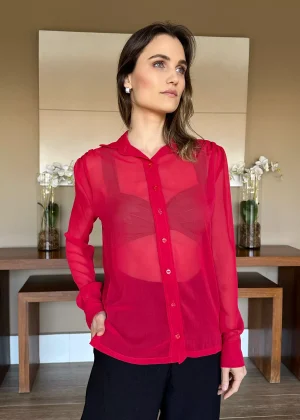 CAMISA PARIS VERMELHA